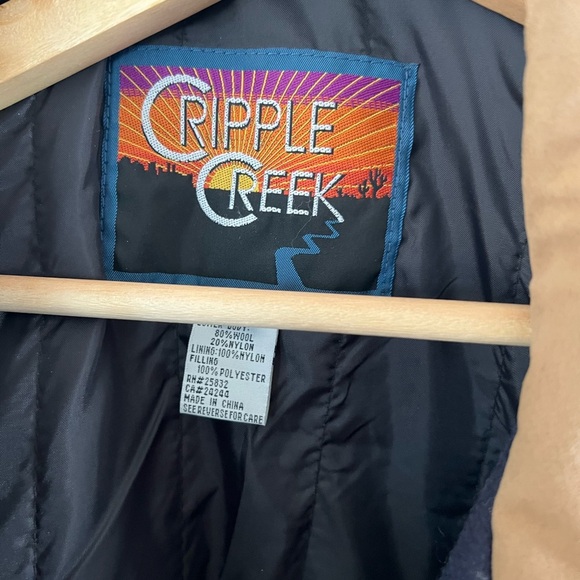 Cripple Creek Vintage Full-Zip Western Aztec Wool Blend Jacket Size XXL - Picture 8 of 13